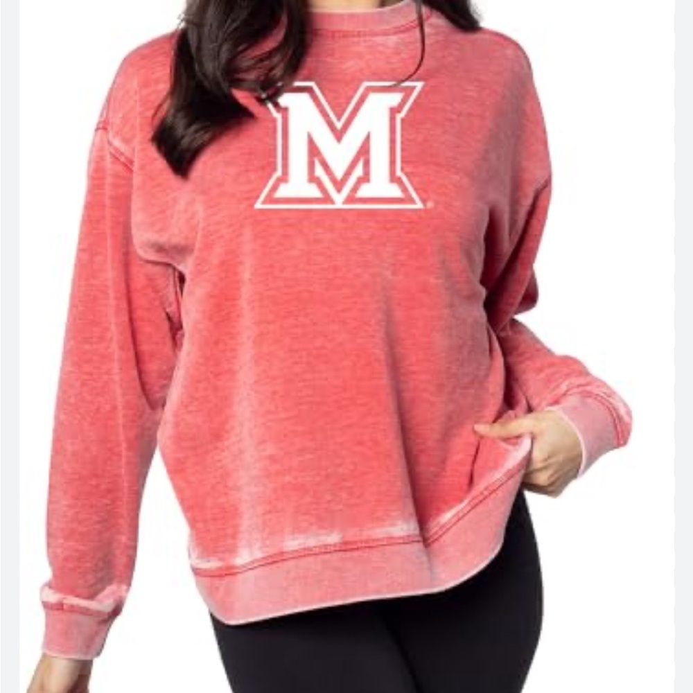 Red Miami of Ohio Crewneck
